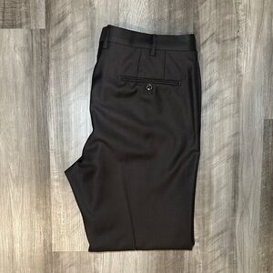 Incotex Classic Fit Pattern B Flat Front Trouser Dress Pants - 36